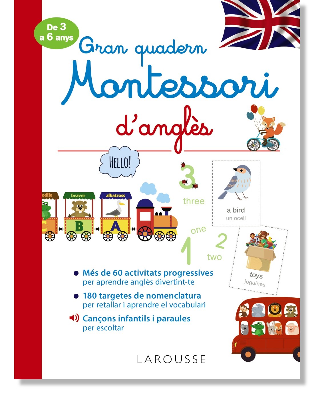 Gran quadern Montessori d'anglès
