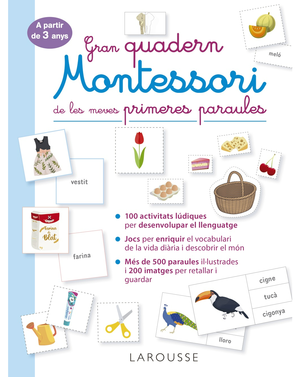 Gran quadern Montessori de les meves primeres paraules